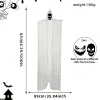 White Tassel Panic Face Ghost