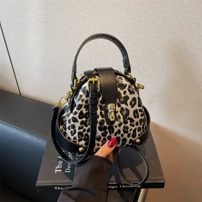 Women Fashion Casual Stitching Portable Handbag