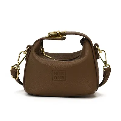 Vintage Solid Color Clouds Mini Crossbody Bag