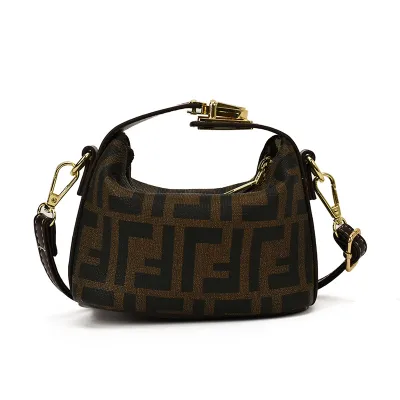 Vintage Solid Color Clouds Mini Crossbody Bag