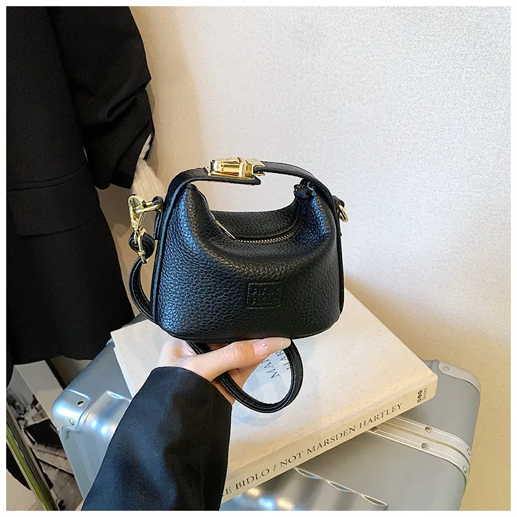 Vintage Solid Color Clouds Mini Crossbody Bag
