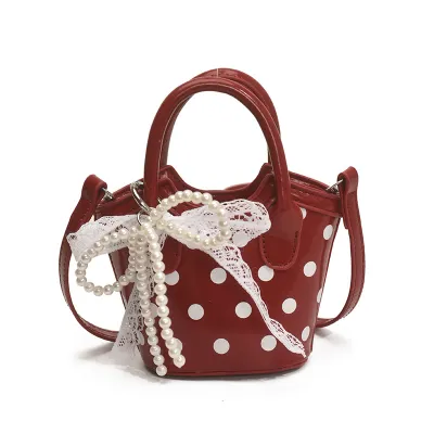 Fashion Polo Dot Print Mini Crossbody Bag