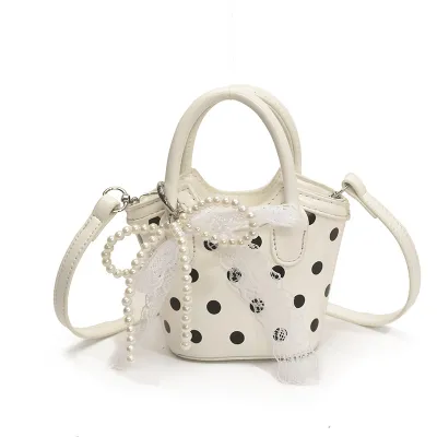 Fashion Polo Dot Print Mini Crossbody Bag