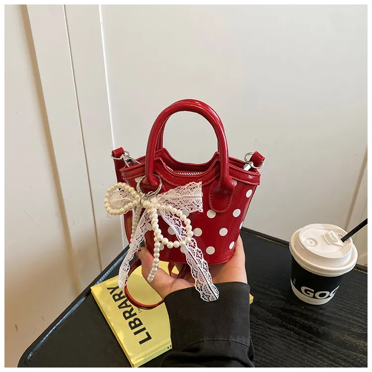 Fashion Polo Dot Print Mini Crossbody Bag