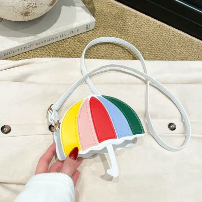 Creative Fashion Rainbow Umbrella Mini Messenger Bag