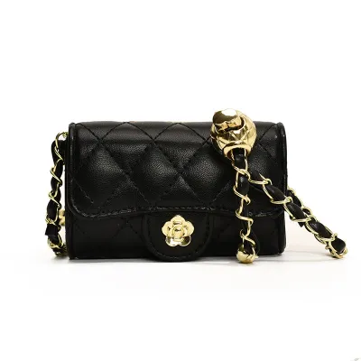 Fashion Chain Embroidery Mini Messenger Bag