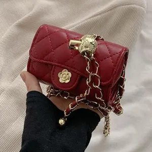 Fashion Chain Embroidery Mini Messenger Bag