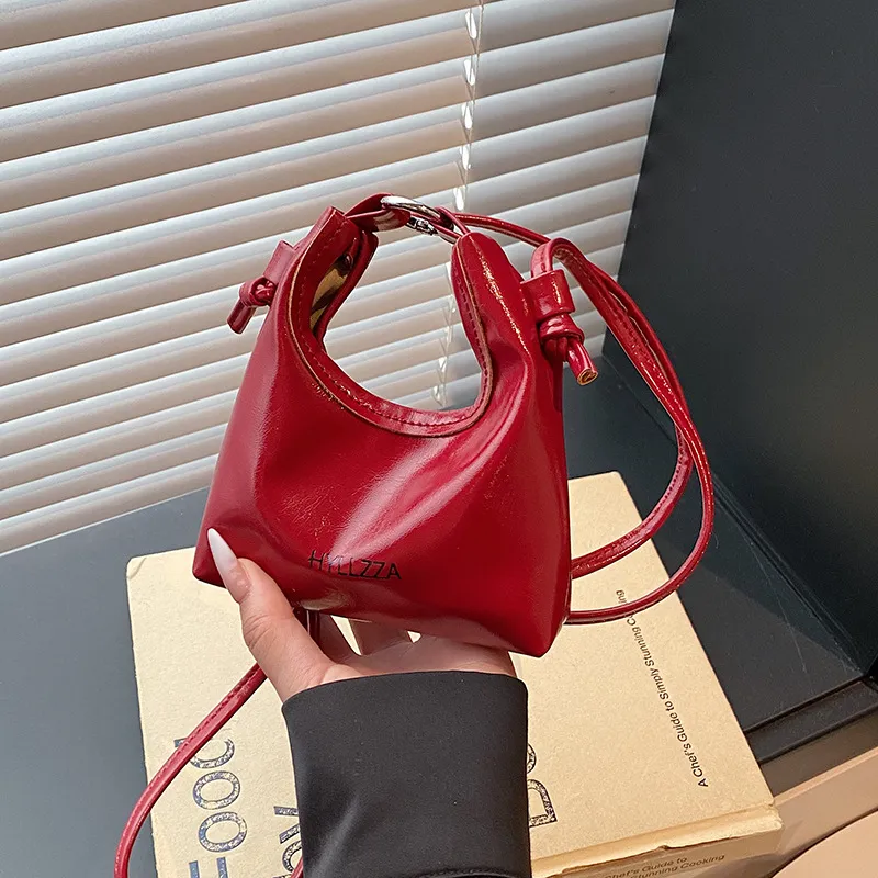 Fashion Solid Color Mini Crossbody Bag