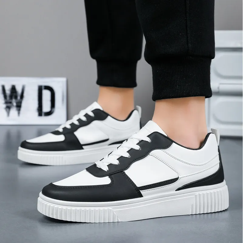 Men'S Fashion Casual Spring Breathable Flat Lace-Up Sneakers