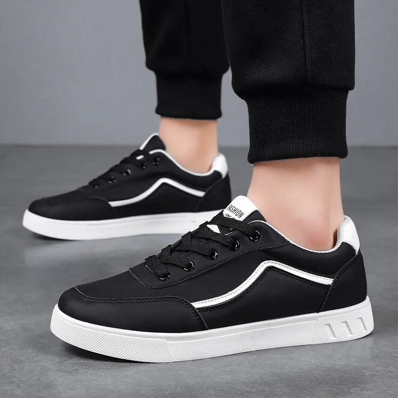 Men'S Fashion Casual Autumn Round-Toe Flat Sneakers