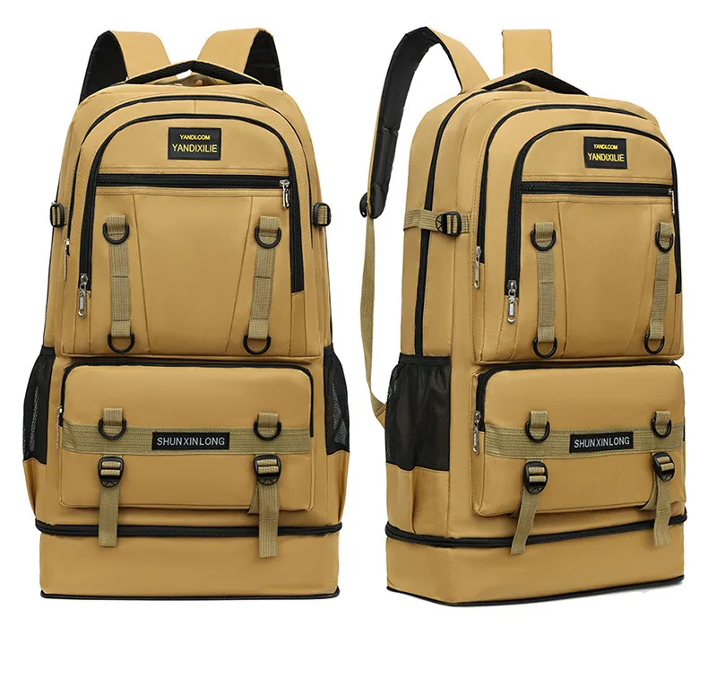 Men Fashion Casual Retro Expansion Large Capacity Backpack