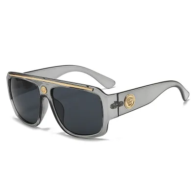 Men Fashion Retro Large Frame Sunglasses
