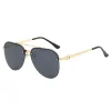 Gold Frame, Gray Lenses