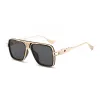 Gold Frame, Gray Lenses