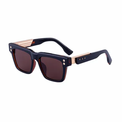 Men'S Fashion Steampunk Large Sqaure Sunglasses