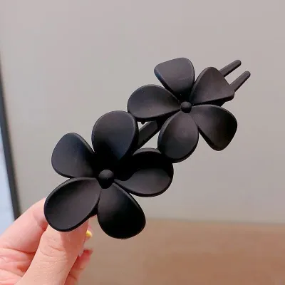Simple Solid Color Floral Hair Accessories