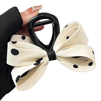 Fashion Polo Dot Bow Hair Accessories