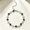 Silver Black White