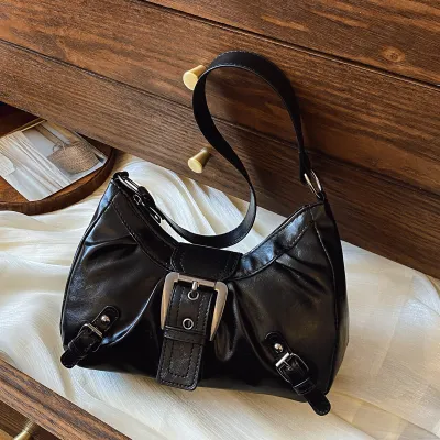 Women Fashion Casual Solid Color Shoulder Bag