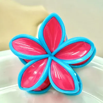 Multicolor Contrast Color Egg Flower Clamp