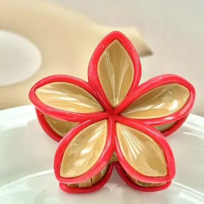 Multicolor Contrast Color Egg Flower Clamp