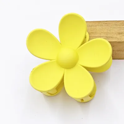 Simple Solid Color Floral Hairpin