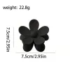 Black Flower Clip