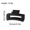 Black Square Clip