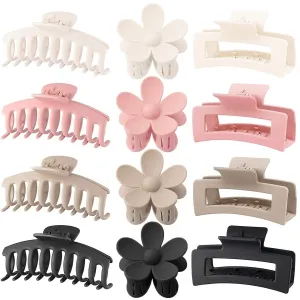 Simple Solid Color Floral Hairpin