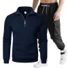 Navy Blue With Black Pants
