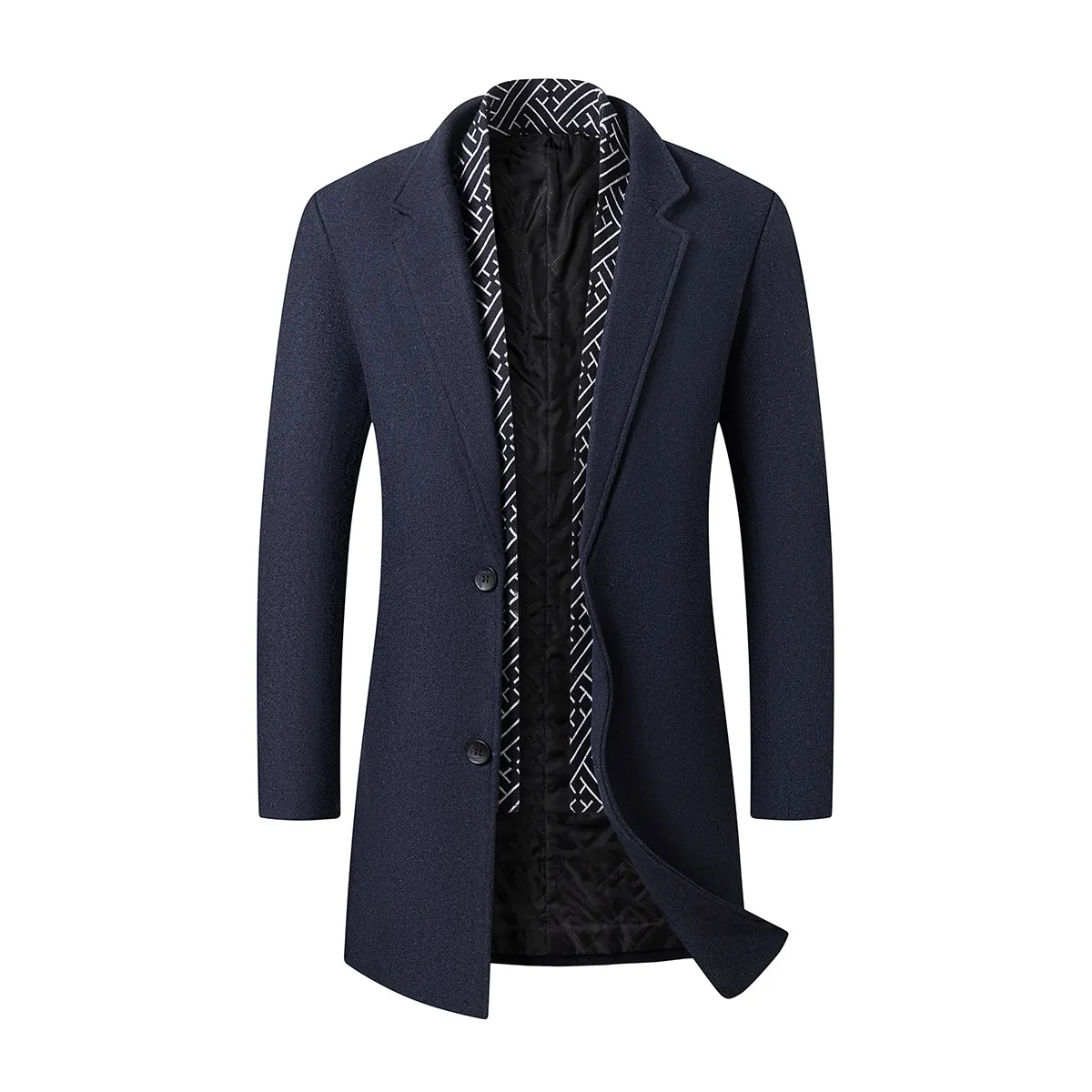 Men'S Fashion Casual Business Autumn And Winter Woolen Coat