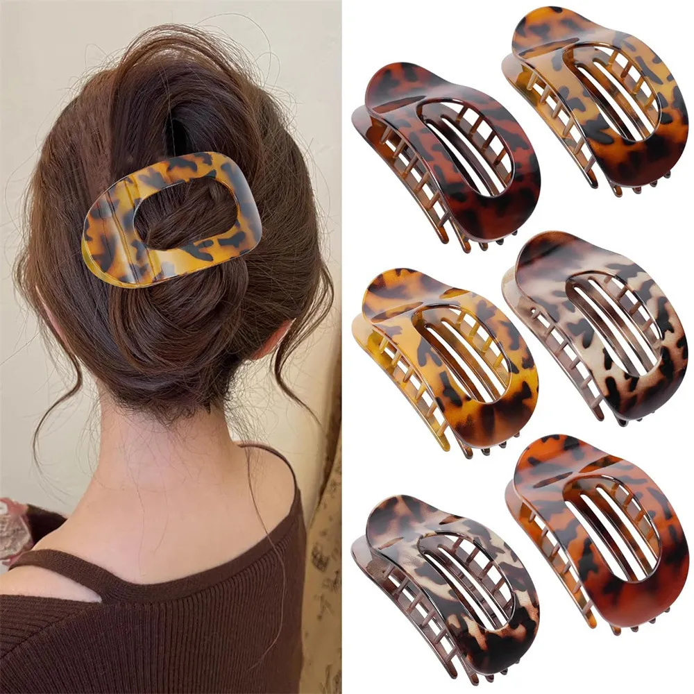 Fashion Flat Oval Hair Accessories
