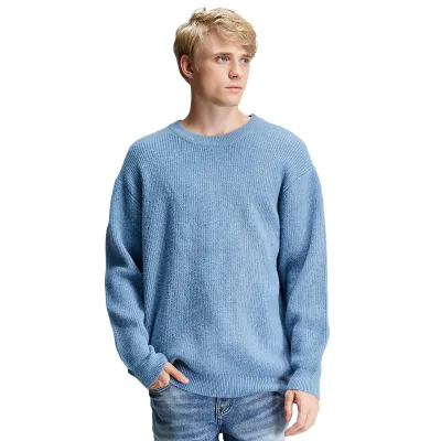 Men'S Fashion Casual Autumn And Winter Slim-Fit Long-Sleeve Knitted Sweater