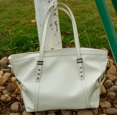 Women Fashion Casual Solid Color Large Capacity Tote Bag