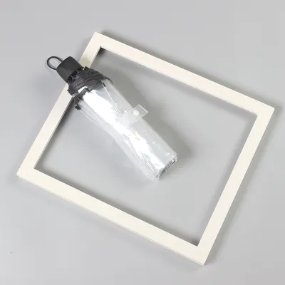 Fashion Transparent Folding Manual Three Folding Umbrella