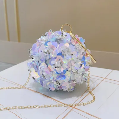 Women Fashion Elegant Flower Dinner Clutch Banquet Evening Bag