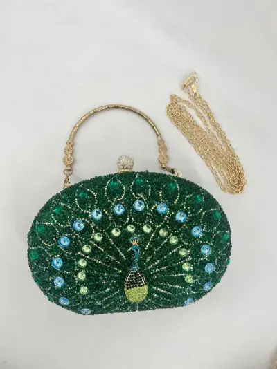 Women Fashion Elegant Rhinestone-Encrusted Evening Bag
