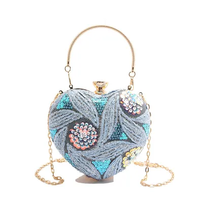 Women Fashion Sequin Portable Evening Bag