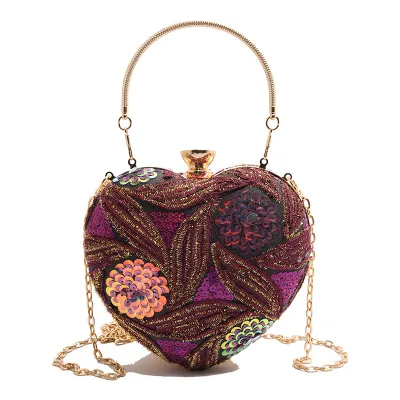 Women Fashion Sequin Portable Evening Bag