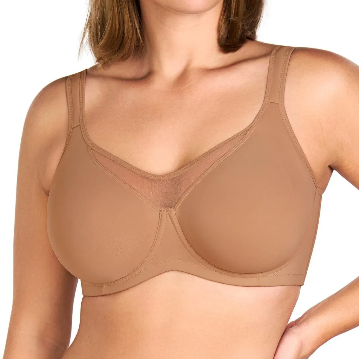 Women Fashion Sexy Solid Color With Steel Rings And No Padding Adjustable Push-Up Bra