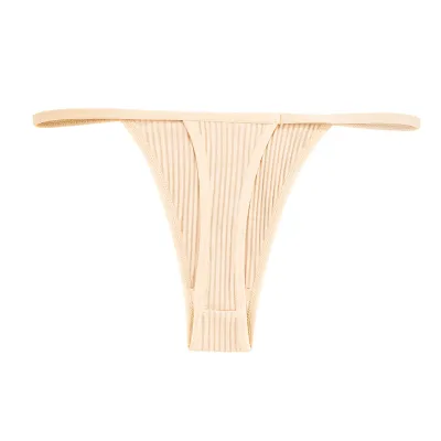 Women Fashion Sexy Solid Color Low Waist Cotton Thong