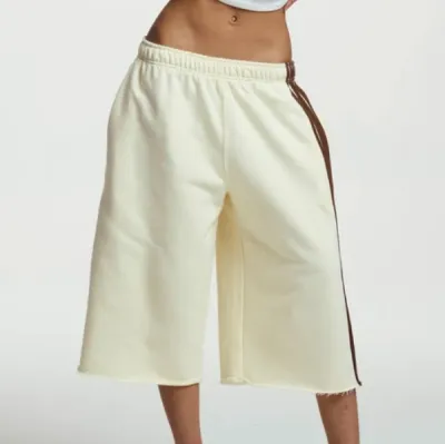 Women Fashion Casual Stripe Loose Sports Pants