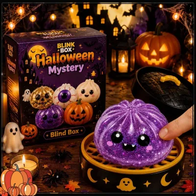 Halloween Extrusion Rebound Unzip Horror Toy