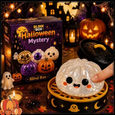 Halloween Extrusion Rebound Unzip Horror Toy