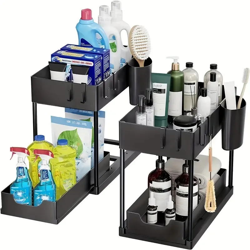 Kitchen Sink Simple Storage Rack Pull-Out Storage Rack
