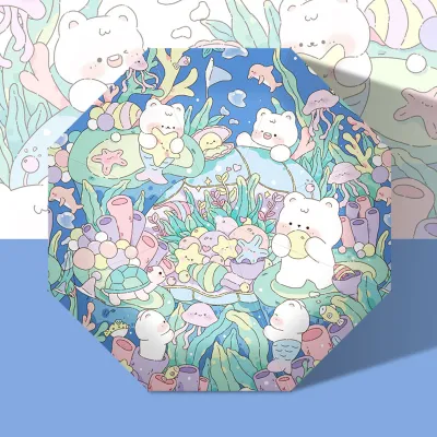 Fashion Cartoon Printed Sun Protection Uv Protection Portable Mini Folding Umbrella