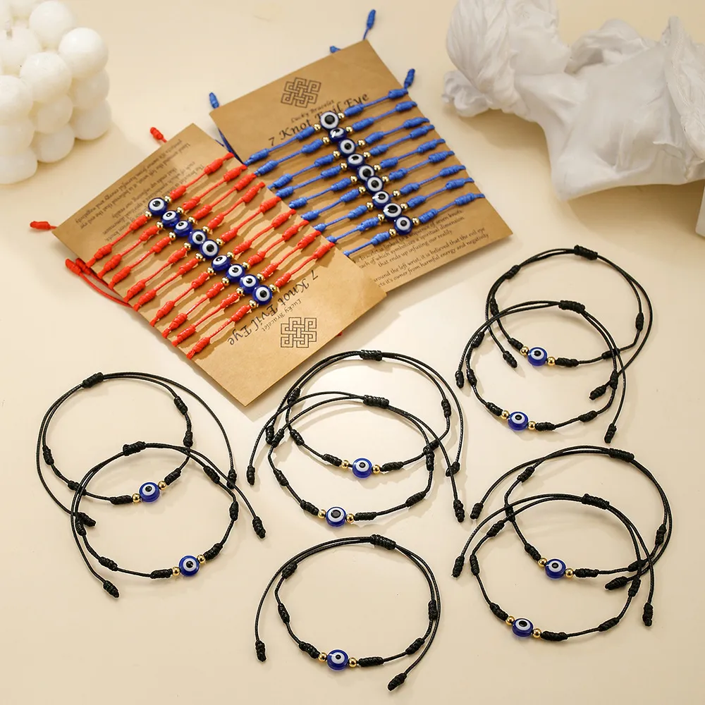 Fashion Evil Eye Woven Bracelet