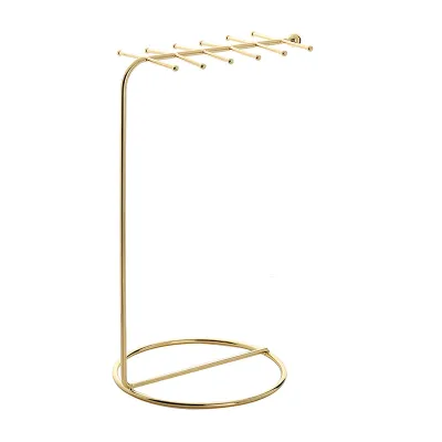 Wrought Iron Necklace Display Jewelry Rack