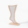 Beige Bamboo-Wood Foot Model