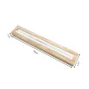 White Leather Long One-Groove